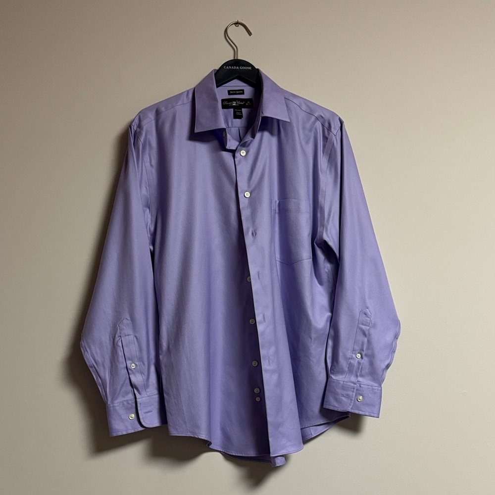 Pronto Uomo Non-iron Men's Lilac Dress Shirt